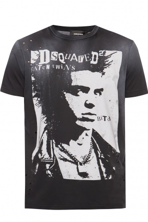 T-shirt with rips, zdjęcie 1 T-shirt with rips od Dsquared2